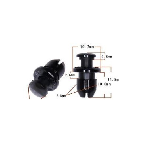 Plastic rivets x - 10,