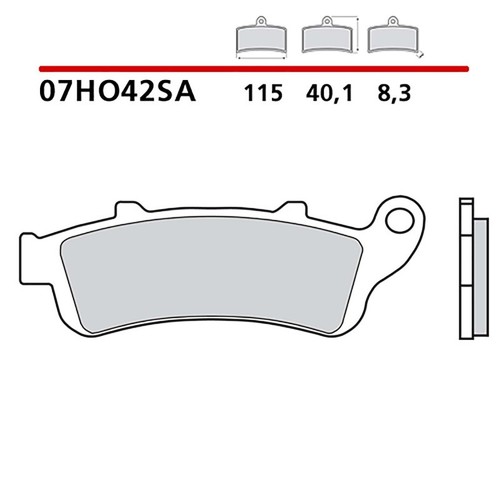 Brembo front brake pad kit - pad,