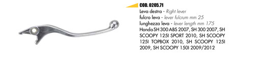 Domino 0205 right - 0205.71,