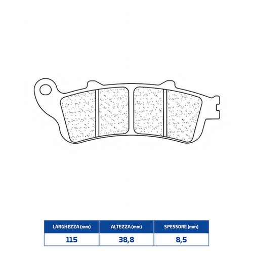 Brakes sinterized front - brakes,