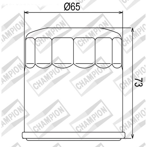 Champion cof203 oil filter - champion,